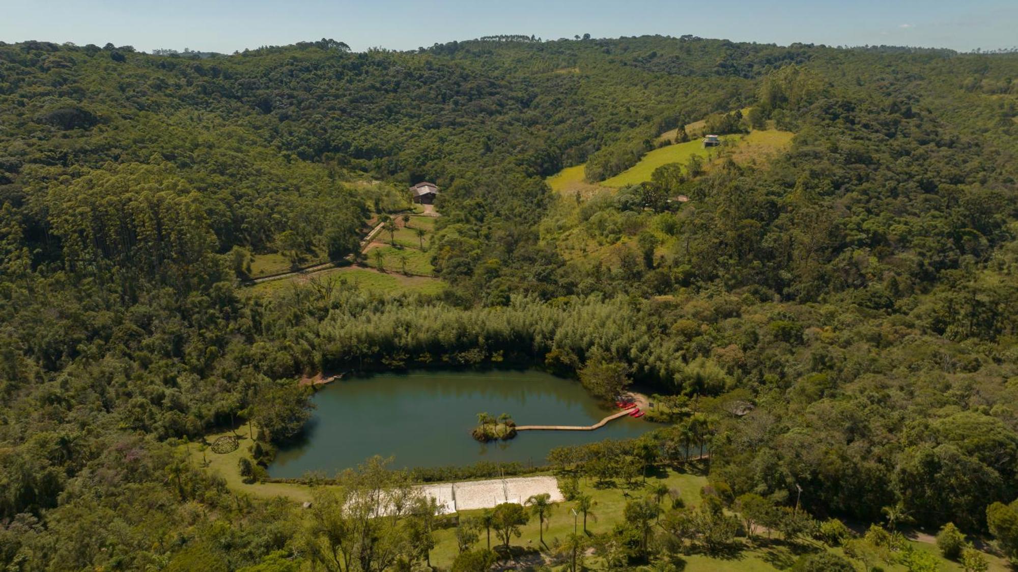 Hotel Fazenda Morros Verdes Ecolodge Ibiuna Exterior photo